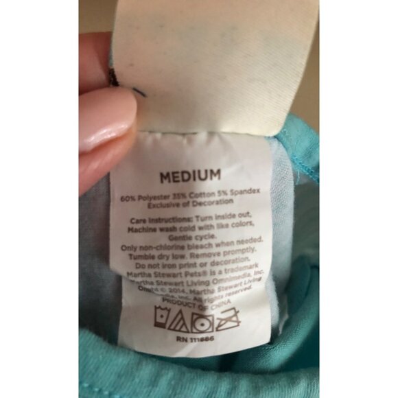 Martha Stewart Pets Dog Apparel Dress Blue Size Medium - Picture 5 of 5